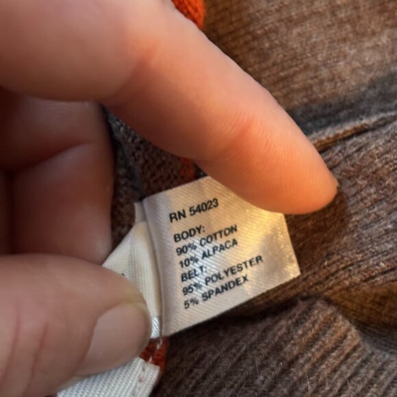 Gap Cardigan Womens Small Striped Alpaca Blend Academia Y2K Preppy 19054 - Picture 9 of 10